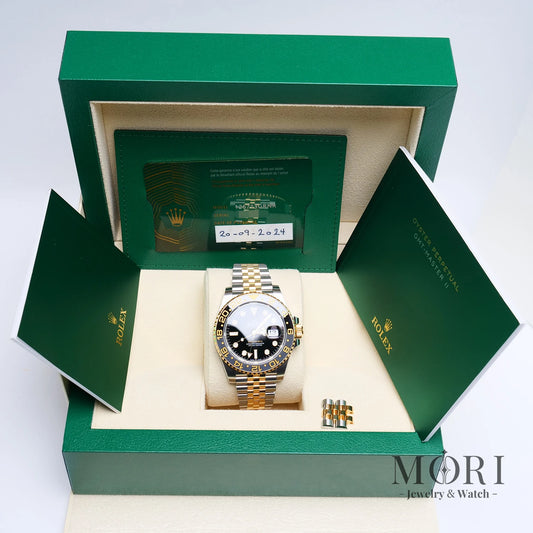 【中古】ロレックス ROLEX GMTマスターII 126713GRNR 灰黒 40mm