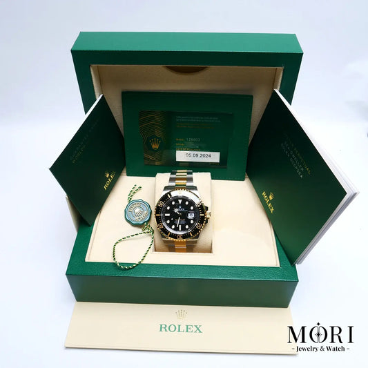 【超美品】【商談中】ロレックス シードゥエラー 126603 ブラック ゴールド/ステンレススチール 自動巻き メンズ