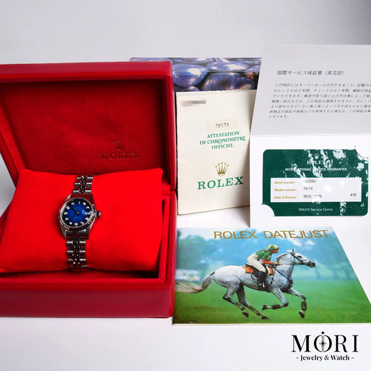 【Vintage】ロレックス ROLEX デイトジャスト 79174G ブルーグラデーション ダイヤ 2000年