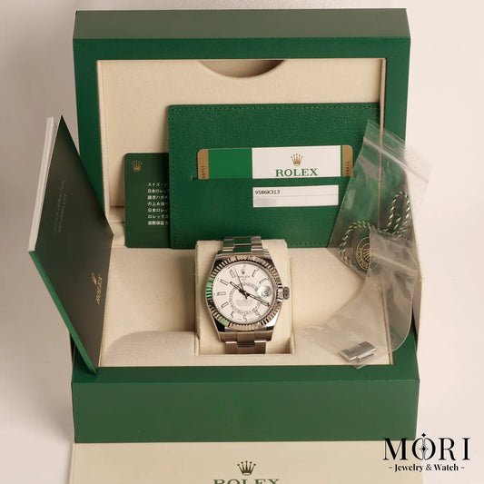 【中古】ロレックス ROLEX スカイドゥエラー 326934 ホワイト 2019年保