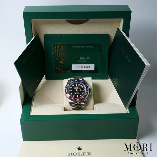 【美品】ロレックス ROLEX GMTマスターII 126710BLRO ジュビリーブレス ペプシ 2023年