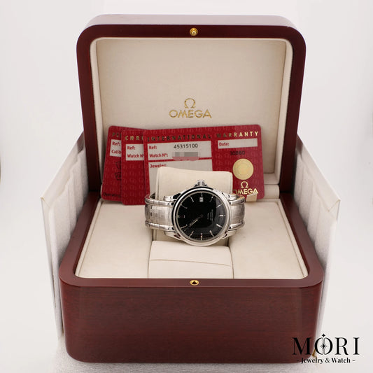 【中古】オメガ 4531.51.00 デ・ビル コーアクシャル ブラック SS 自動巻き 保証書付き | MORI