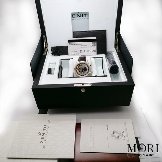 【中古】ゼニス クロノマスター エル・プリメロ オープン 51.2080.4061/69.C494 18KRGコンビ 自動巻き Aランク フルセット