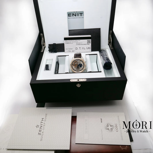 【中古】ゼニス クロノマスター エル・プリメロ オープン 51.2080.4061/69.C494 18KRGコンビ 自動巻き Aランク フルセット