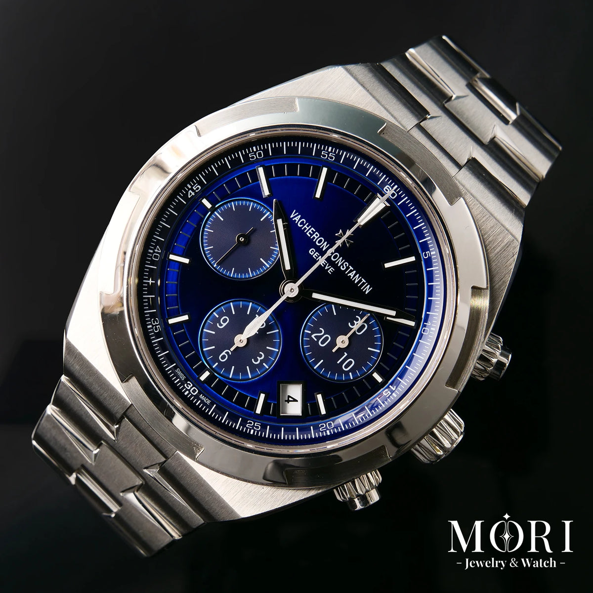 【中古】ヴァシュロン・コンスタンタン オーヴァーシーズ クロノグラフ 5500V 42.5mm