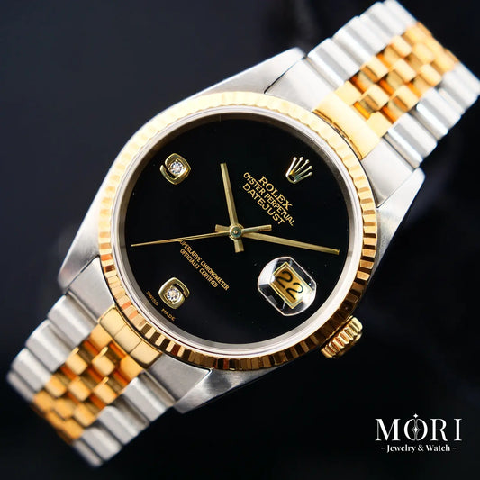 ロレックス ROLEX デイトジャスト 16233 オニキス 36mm