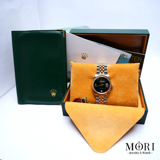 【美品】ロレックス ROLEX デイトジャスト 16233 オニキス 36mm