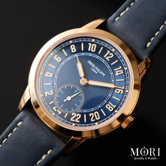 パテックフィリップ 5224R-001 カラトラバ トラベルタイム ローズゴールド 24時間表示 42mm。2026年1月正規保証书。ランクN新品。 | MORI Jewelry&Watch