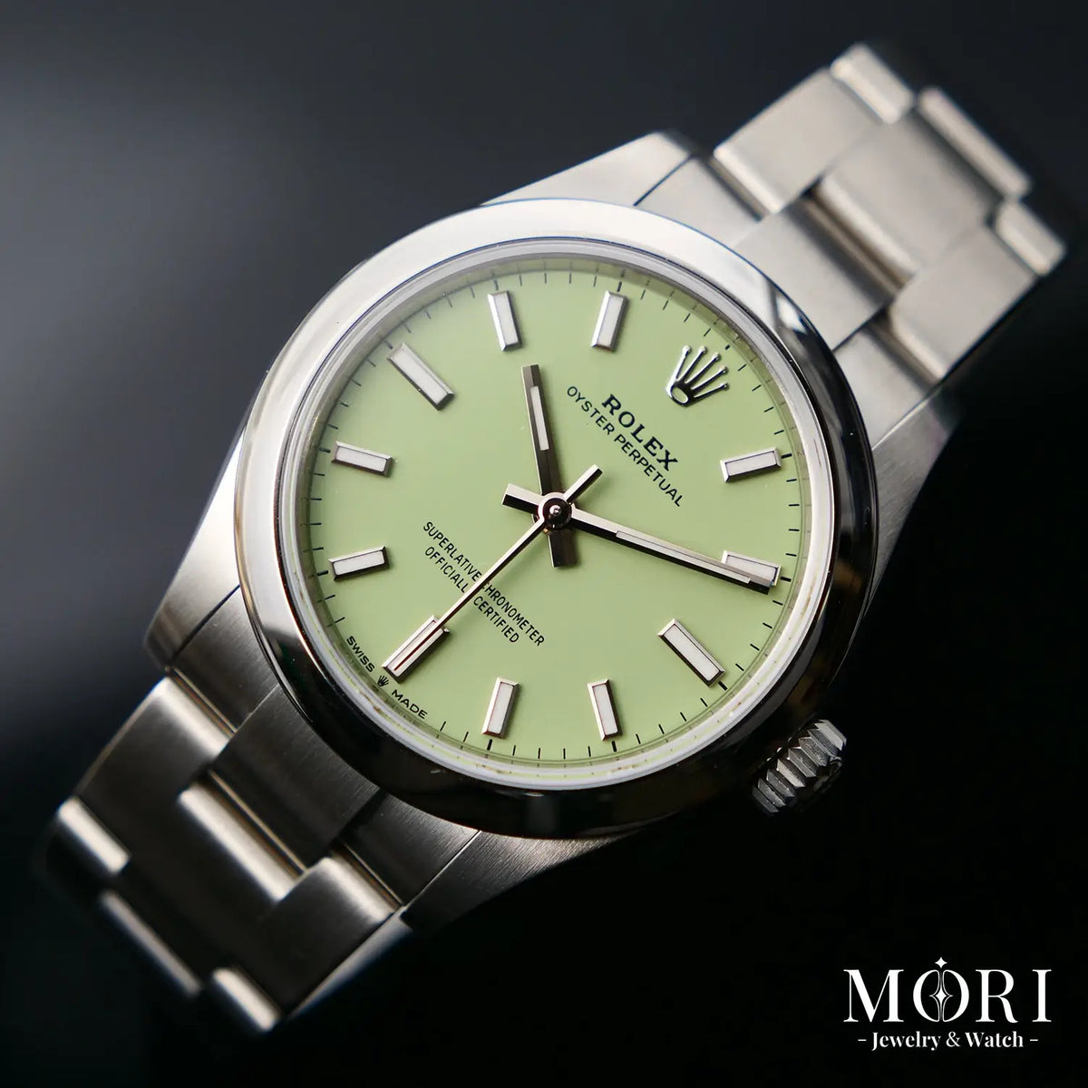 【新品】ロレックス ROLEX オイスター パーペチュアル 31 277200 ピスタチオグリーン