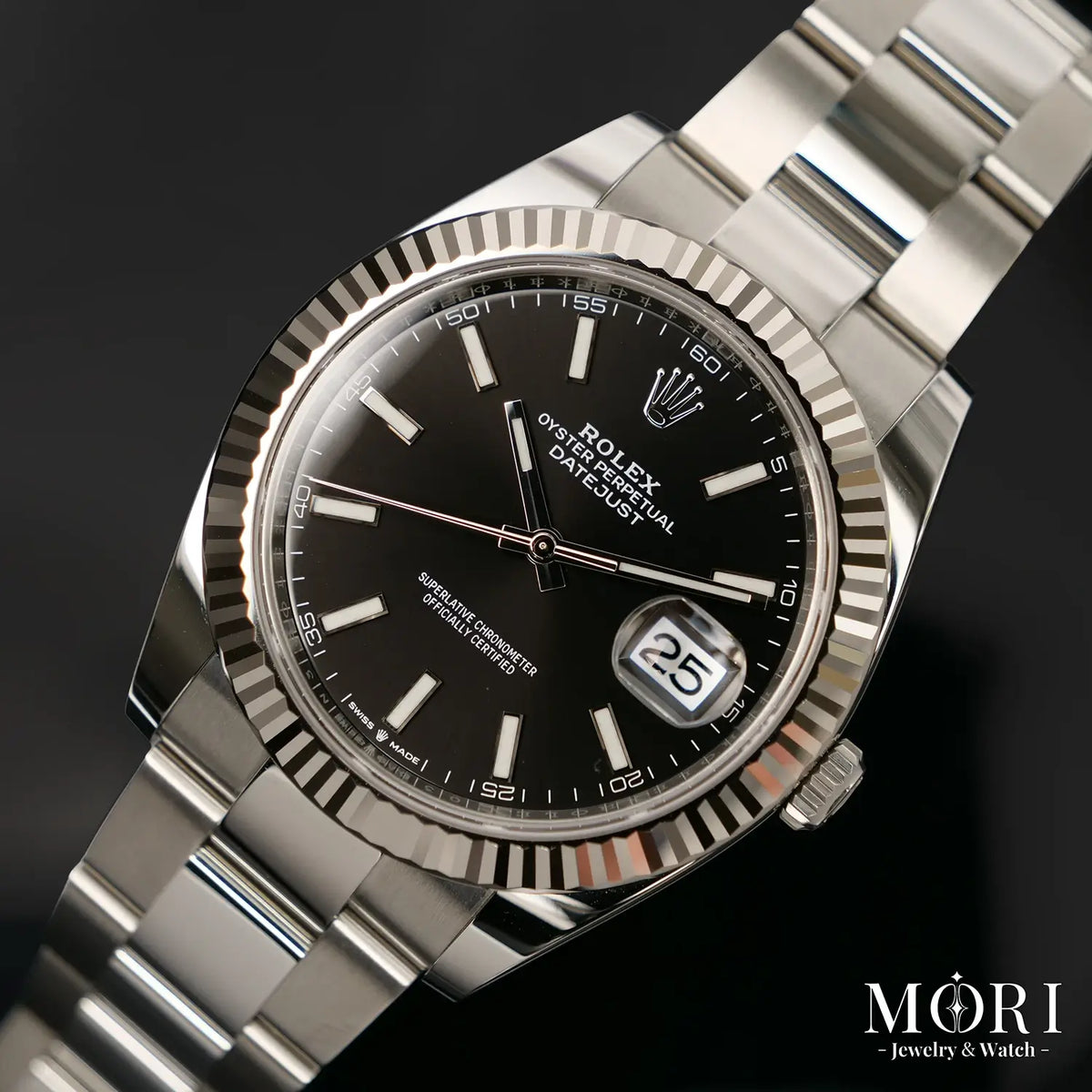 【美品】ロレックス ROLEX デイトジャスト 41 126334 ブライトブラック 2024年