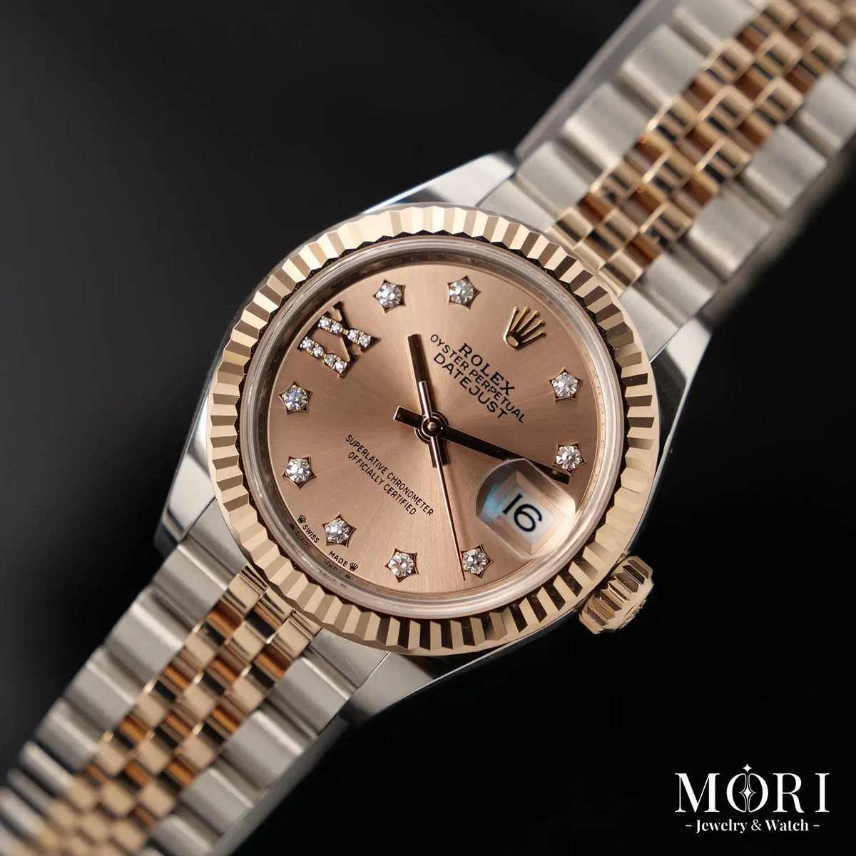 【美品】ロレックス ROLEX デイトジャスト 28 279171G サンダスト スターダイヤ 2023年