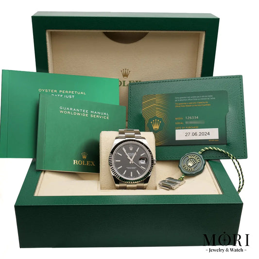 【美品】ロレックス ROLEX デイトジャスト 41 126334 ブライトブラック 2024年