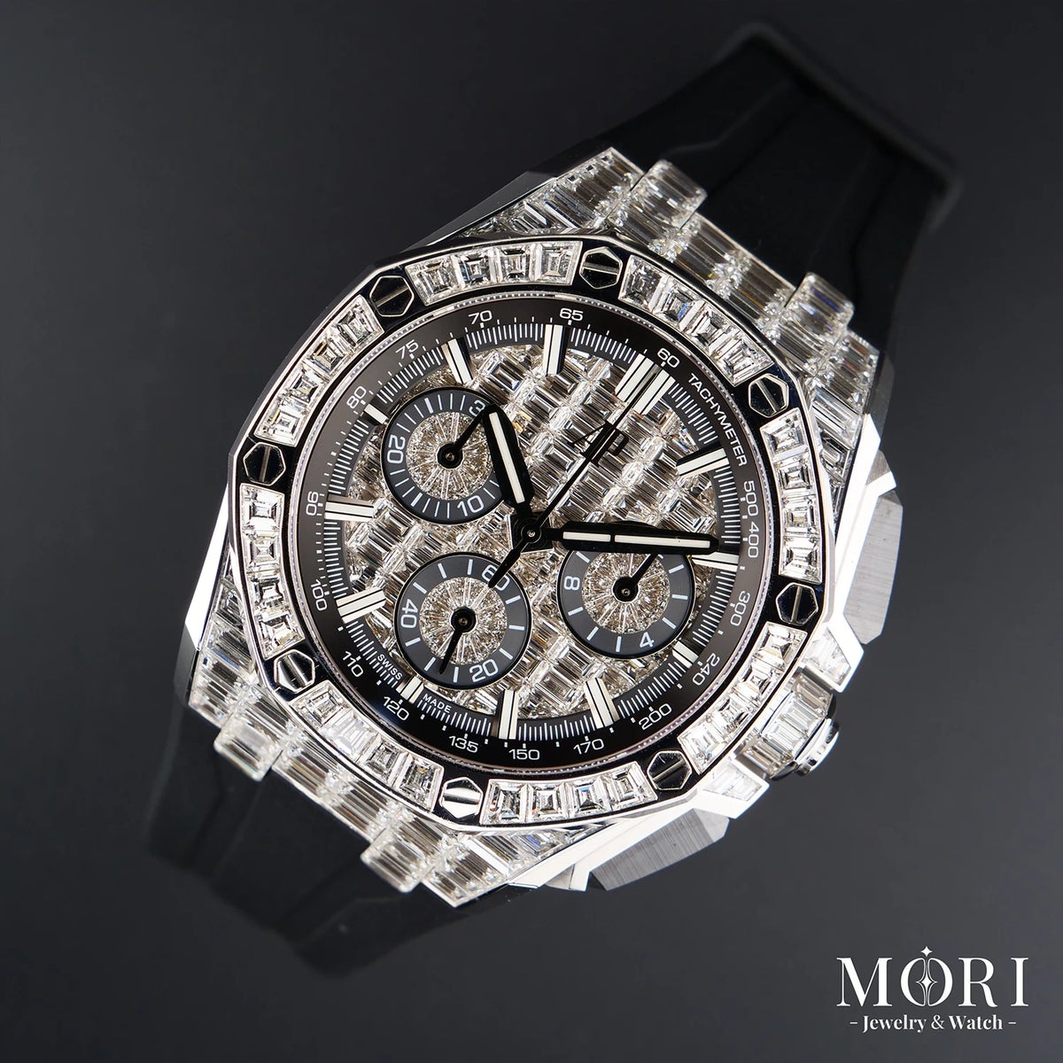 【美品】AUDEMARS PIGUET ロイヤルオーク オフショア クロノグラフ 26425BC バゲットダイヤ | MORI