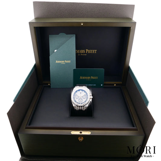 【美品】AUDEMARS PIGUET ロイヤルオーク オフショア クロノグラフ 26425BC バゲットダイヤ | MORI