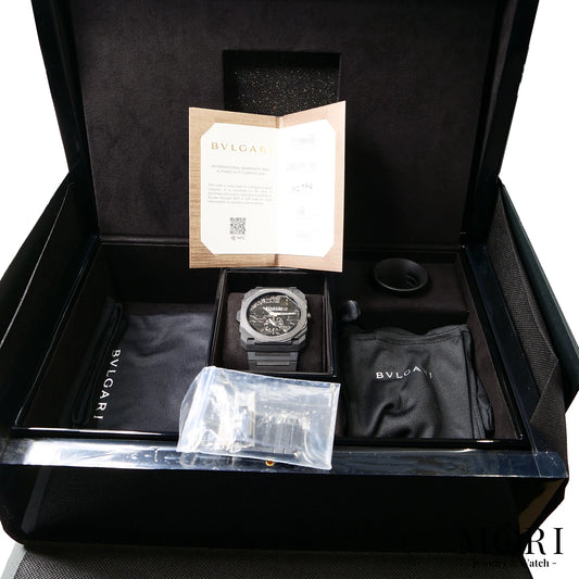 世界限定50本【美品】BVLGARI オクト フィニッシモ ミニッツリピーター SAP102794  | MORI
