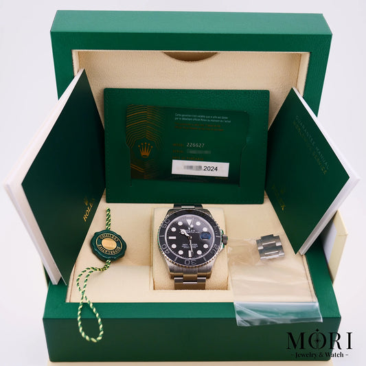 【中古美品】ROLEX ヨットマスター42 226627 RLXチタン 2024年ギャラ フルセット | MORI