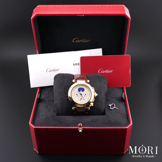 [Limited to 100 Pieces Worldwide] Cartier Pasha Full Calendar Moon Phase WGPA0022