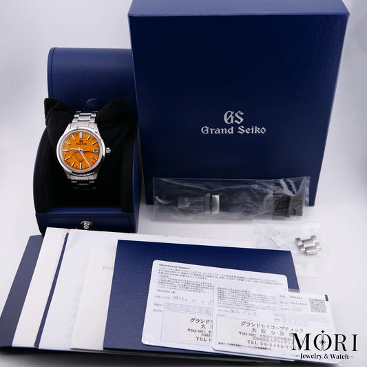 【限定300本】グランドセイコー SBGE301 スプリングドライブ GMT オレンジ文字盤 美品 | MORI