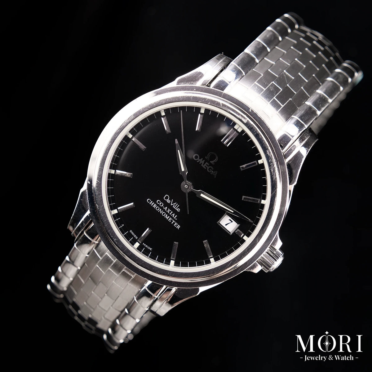 【中古】オメガ 4531.51.00 デ・ビル コーアクシャル ブラック SS 自動巻き 保証書付き | MORI