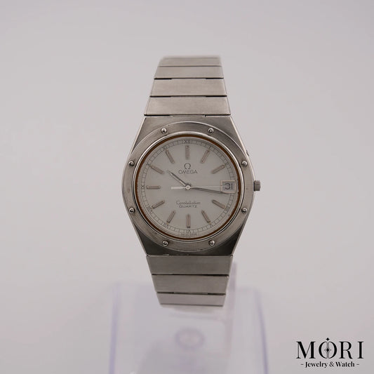【中古】オメガ コンステレーション Ref.196.0147 シルバー文字盤 ビスベゼル SS クォーツ メンズ ヴィンテージ 腕時計 | MORI