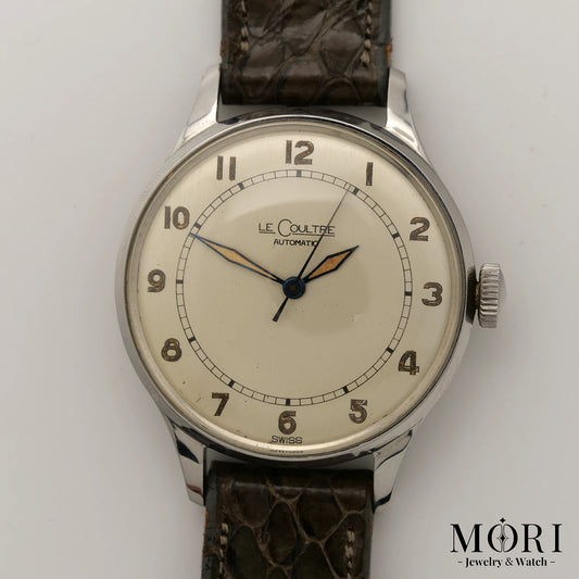 【中古】【アンティーク】ルクルト LeCoultre ジャガー・ルクルト ヴィンテージ ハーフローター バンパー Cal.12A SS 1940-50年代 自動巻き | MORI