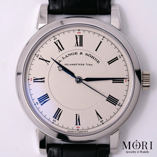 【中古】A.ランゲ&ゾーネ リヒャルト・ランゲ Ref.232.025 PT950 プラチナ シルバー文字盤 手巻き Aランク
