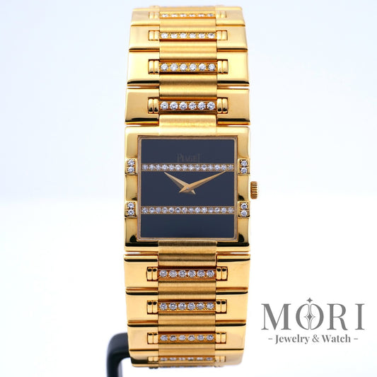 【中古】ピアジェ PIAGET ダンサー 80327 K 818 オニキス YG ダイヤ